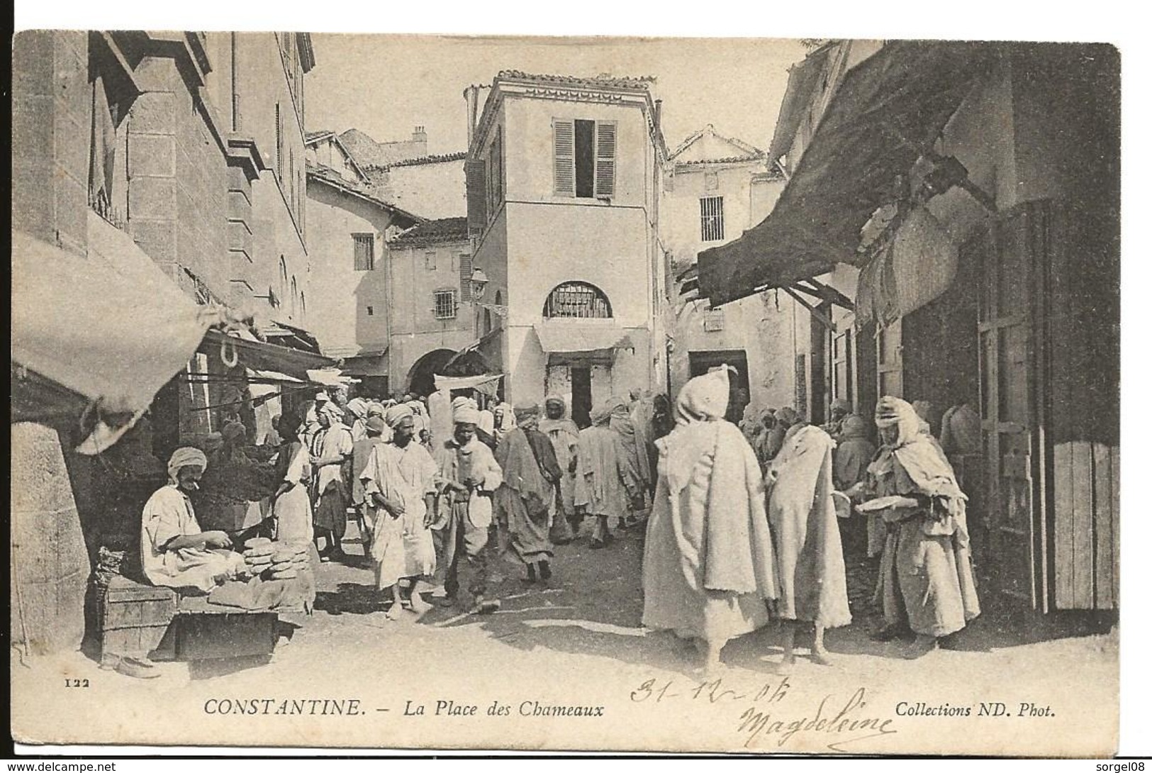 Algérie CONSTANTINE La Place Des Chameaux   Belle Animation - Constantine