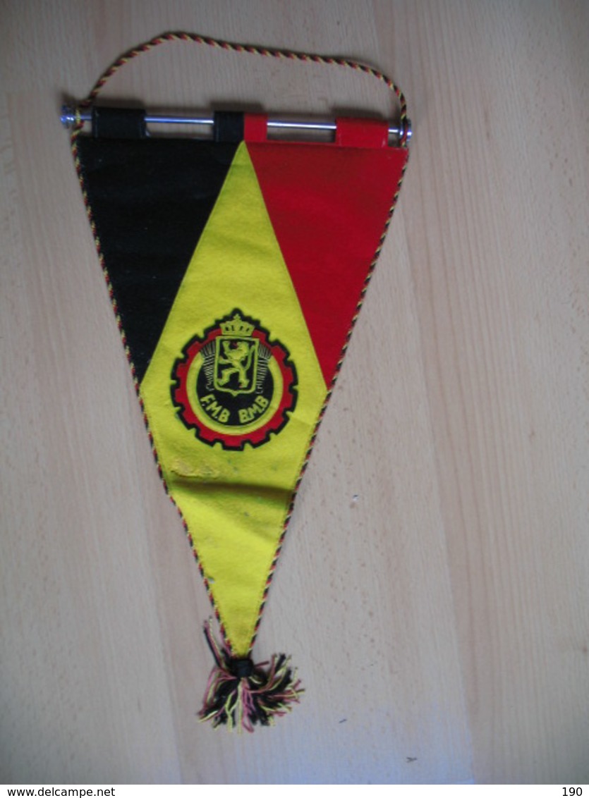 F.M.B. B.M.B.BELGIUM FLAG-FIDRA BRUSSELS - Habillement, Souvenirs & Autres