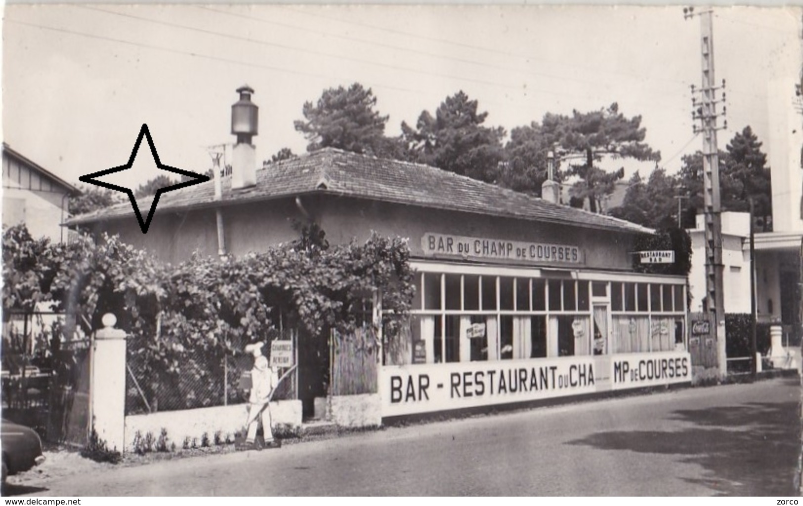 MANDELIEU-les-THERMES  Bar-Restaurant Du "CHAMP De COURSES". - Autres & Non Classés