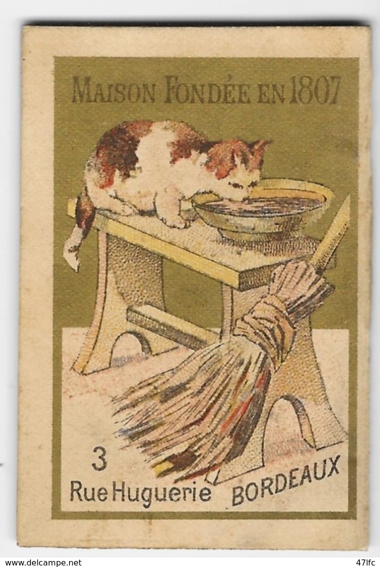 Petit Calendrier Publicitaire "Parfumerie SEGUIN, J. LAUGA Successeur, Bordeaux" - Année 1894 - 6,5 X 4,4 Cm - TBE - Autres & Non Classés