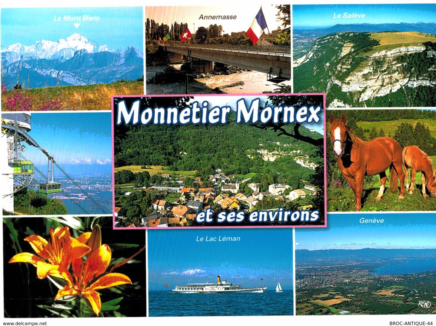 CPM* 526 - LOT DE 4 CARTES DE MONNETIER MORNEX - Autres & Non Classés