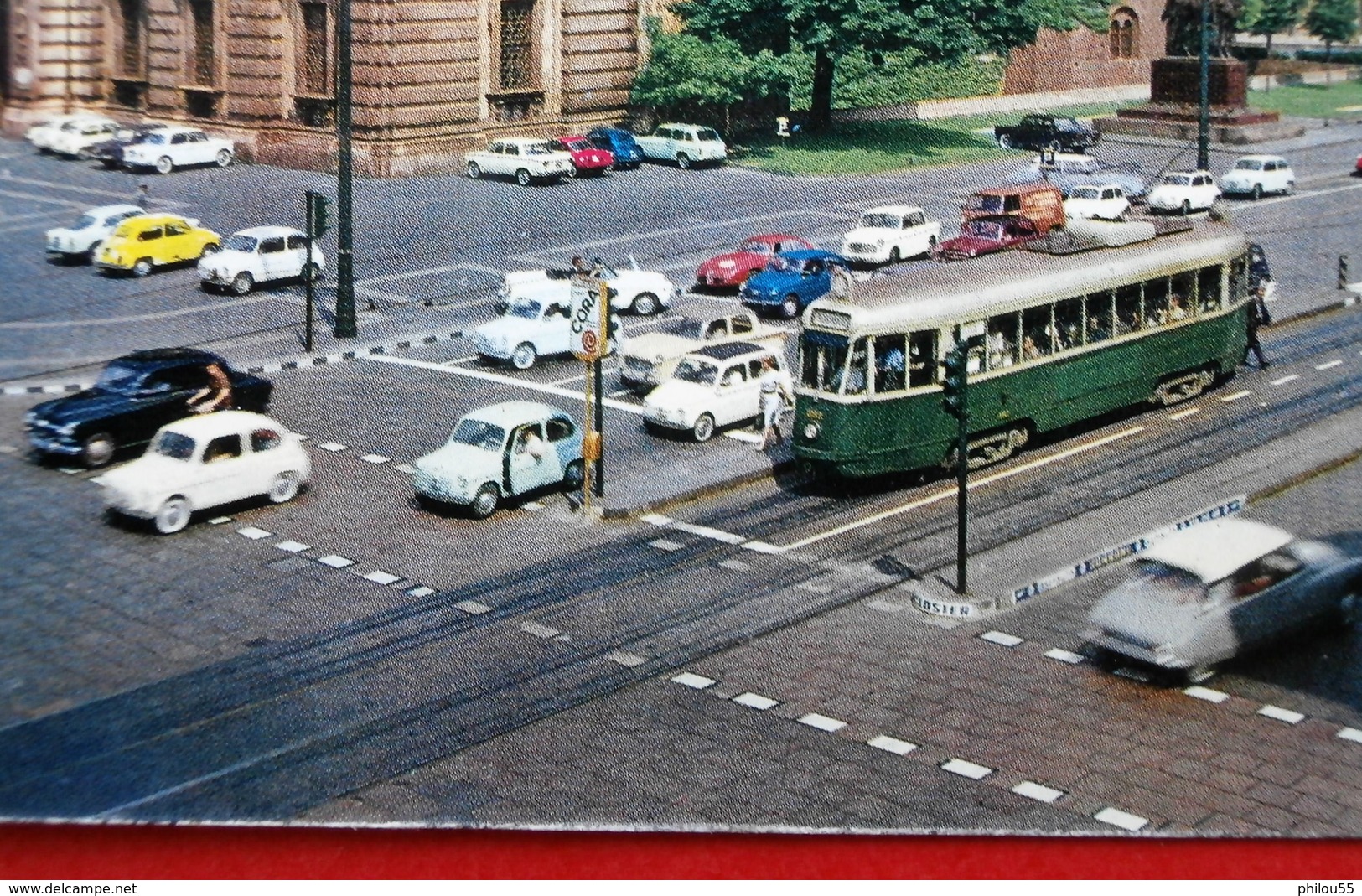 Cpsm TORINO Piazza Castello E Palazzo Madama Tram Voitures Anciennes - Palazzo Madama