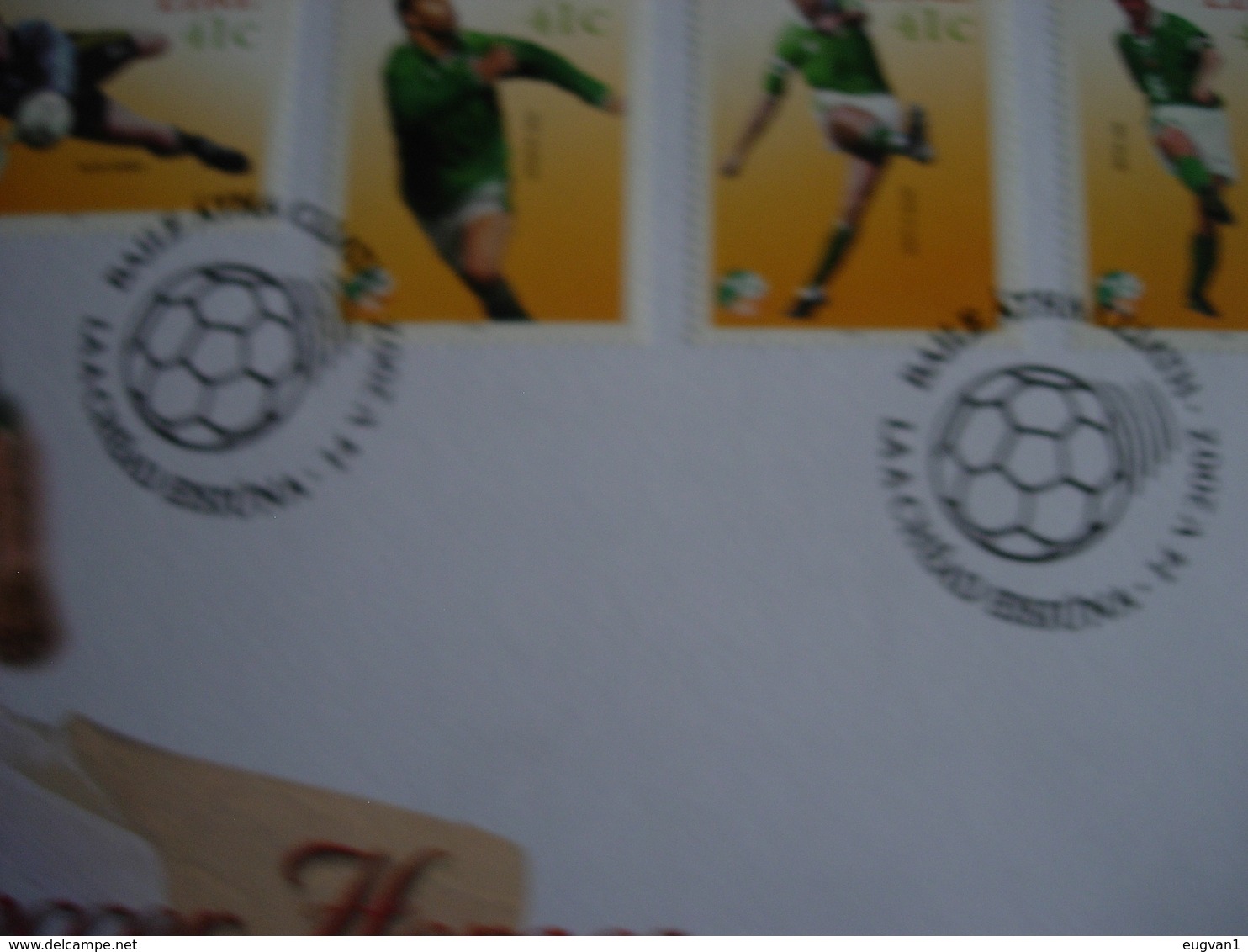 Irlande. 1446/49 Football: Irish Soccer Heroes. Cachet Frappé Le 14.5.2002. - FDC