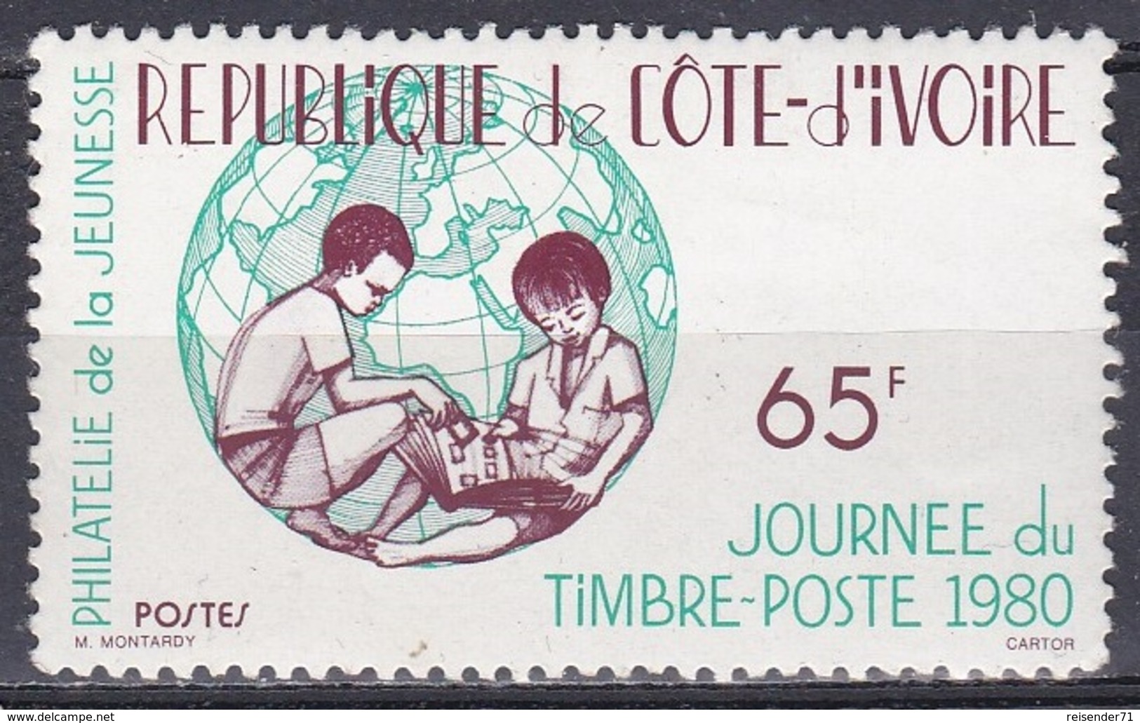 Elfenbeinküste Ivory Coast Cote D'Ivoire 1980 Philatelie Philately Briefemarken Stamps Kinder Children, Mi. 635 ** - Côte D'Ivoire (1960-...)