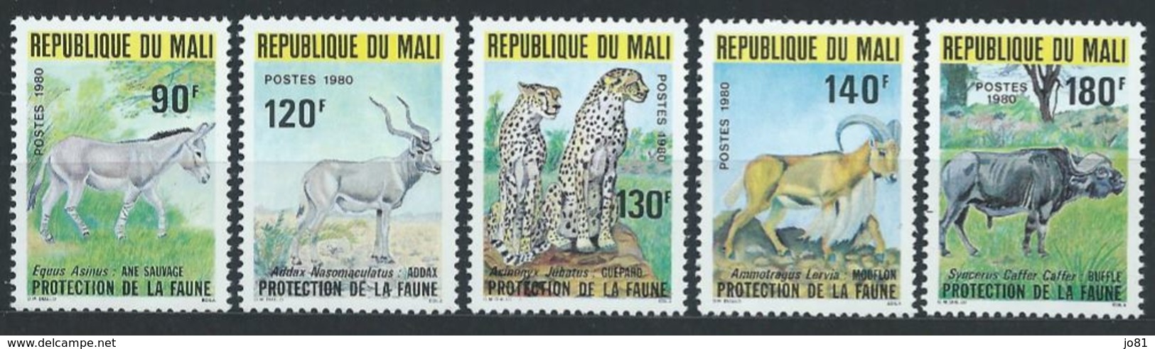 Mali YT 359-363 XX / MNH Animal Wildlife - Malí (1959-...)