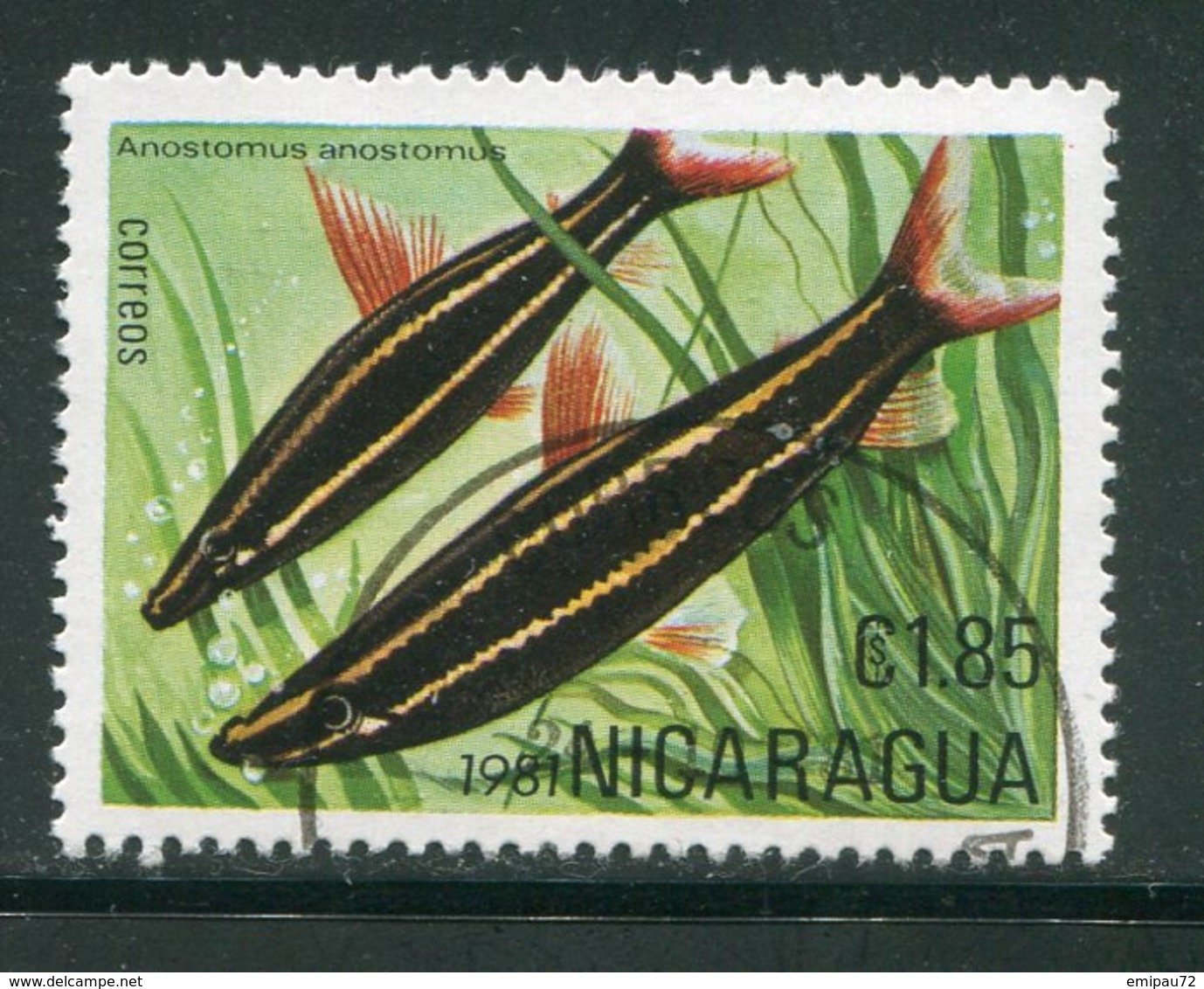 NICARAGUA- Y&T N°1160C- Oblitéré (poisson) - Nicaragua