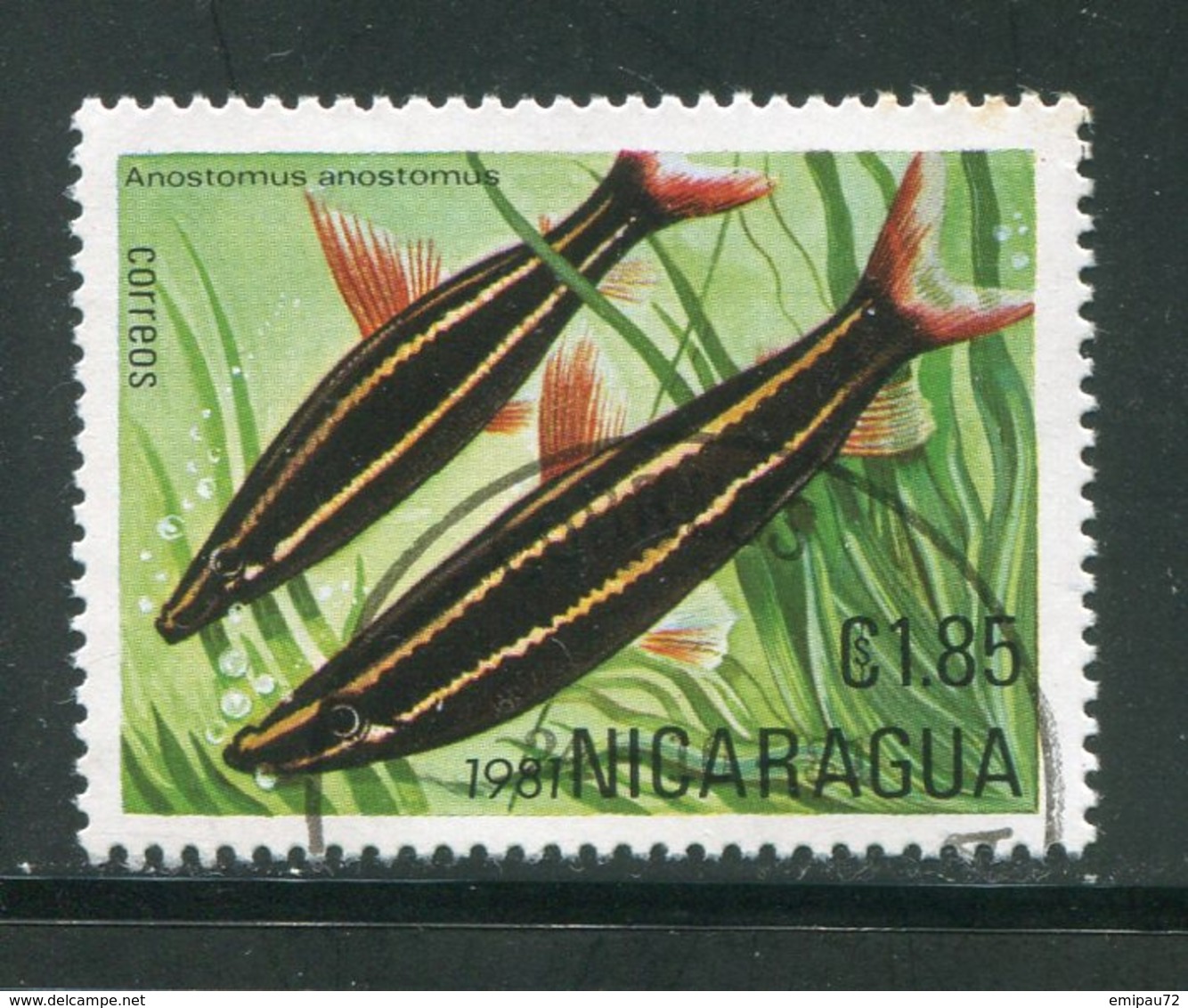NICARAGUA- Y&T N°1160C- Oblitéré (poisson) - Nicaragua