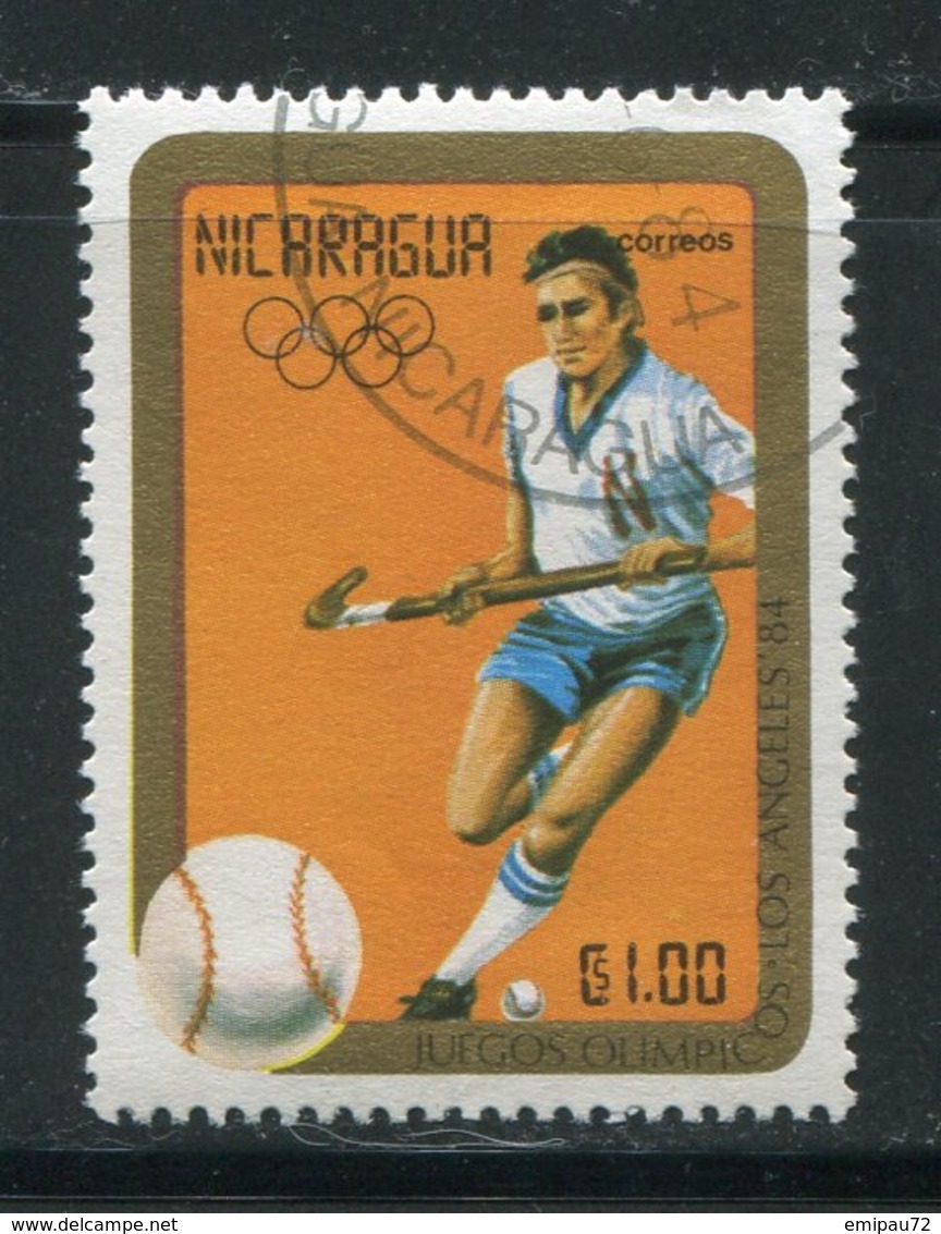 NICARAGUA- Y&T N°1344- Oblitéré (hockey) - Nicaragua