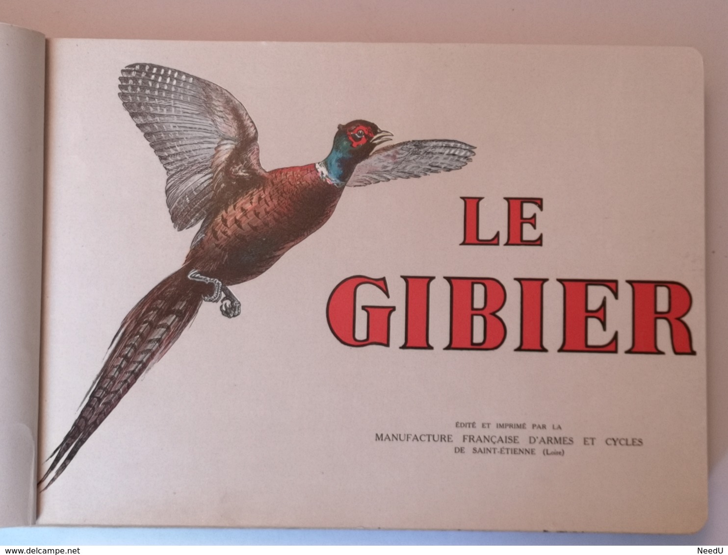 LIVRE 1939 : Le Gibier (Manufacture Française D'Armes Et Cycles De Saint-Étienne / Loire) - 1901-1940