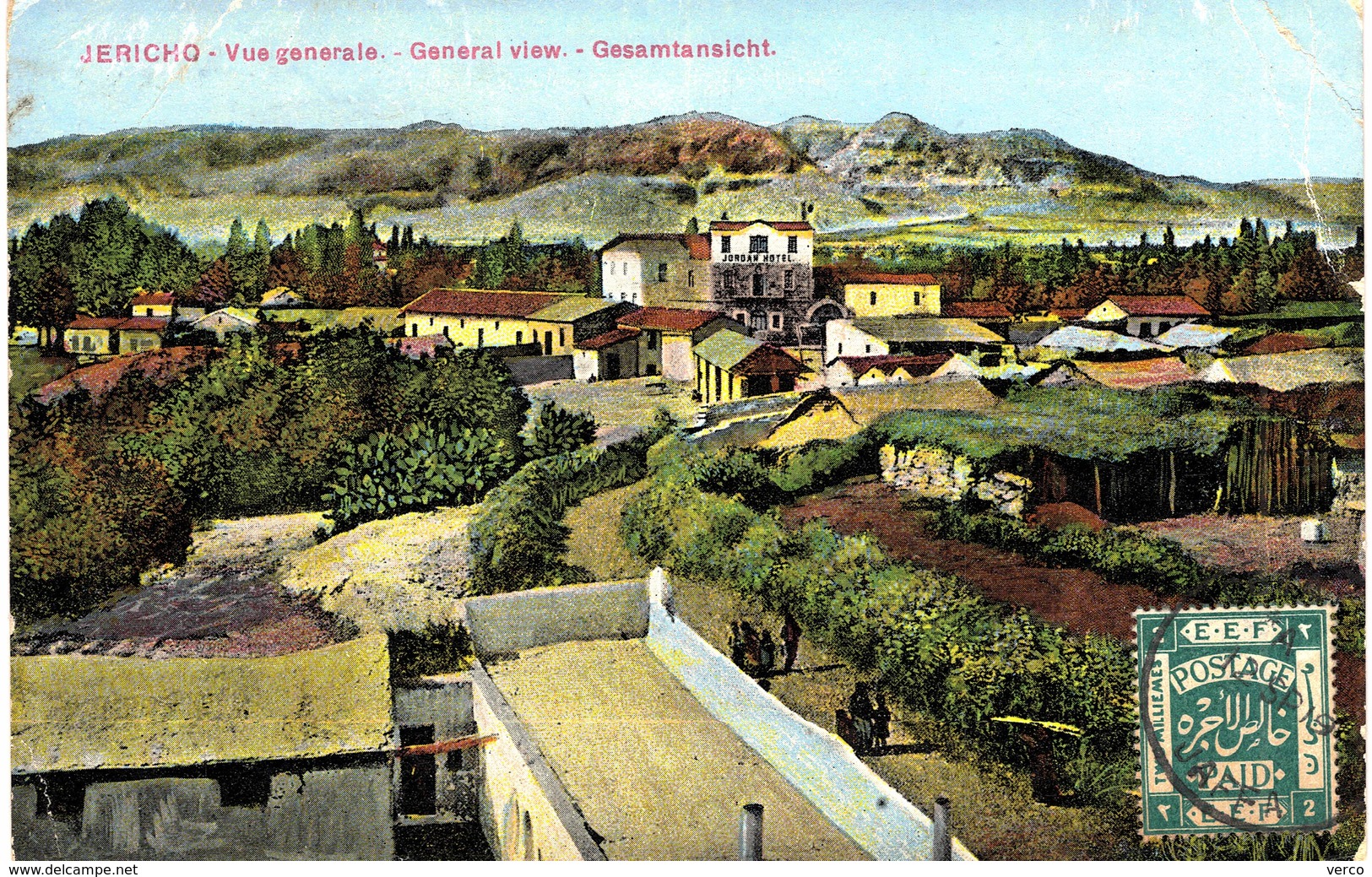 Carte  Postale  Ancienne De CISJORDANIE - JERICHO - Jordanie