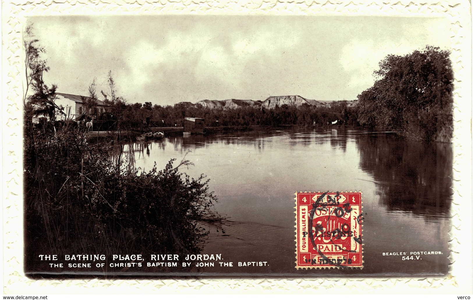 Carte  Postale  Ancienne De Le JOURDAIN - Jordanie