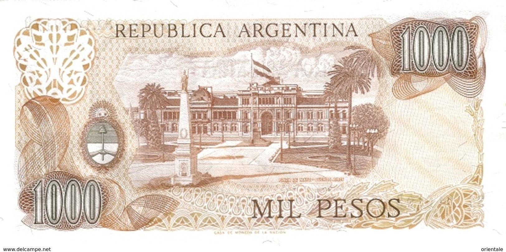 ARGENTINA P. 304b 1000 P 1976 UNC - Argentine