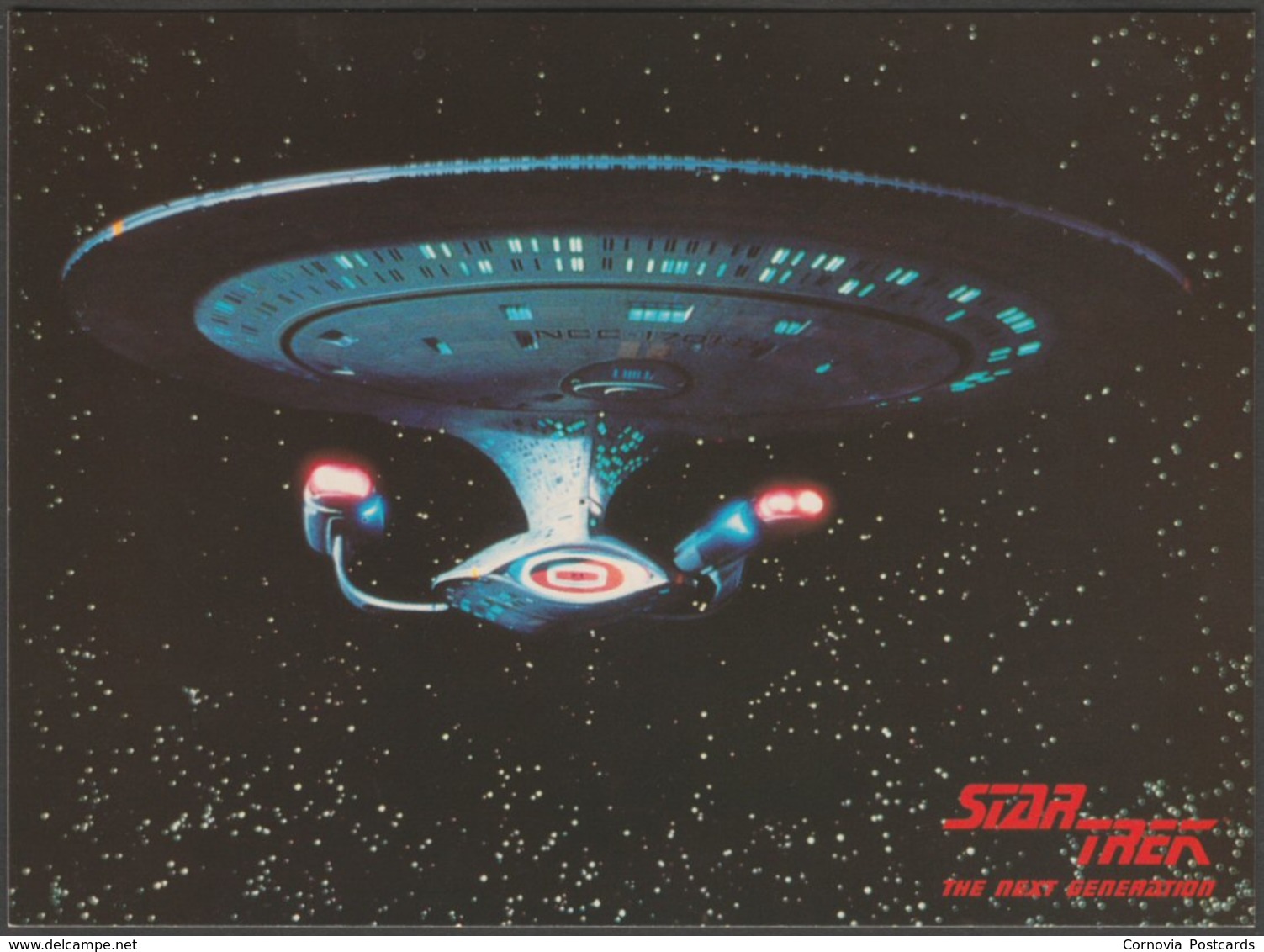 Star Trek - The Next Generation - USS Enterprise, 1989 - Engale Postcard - TV Series