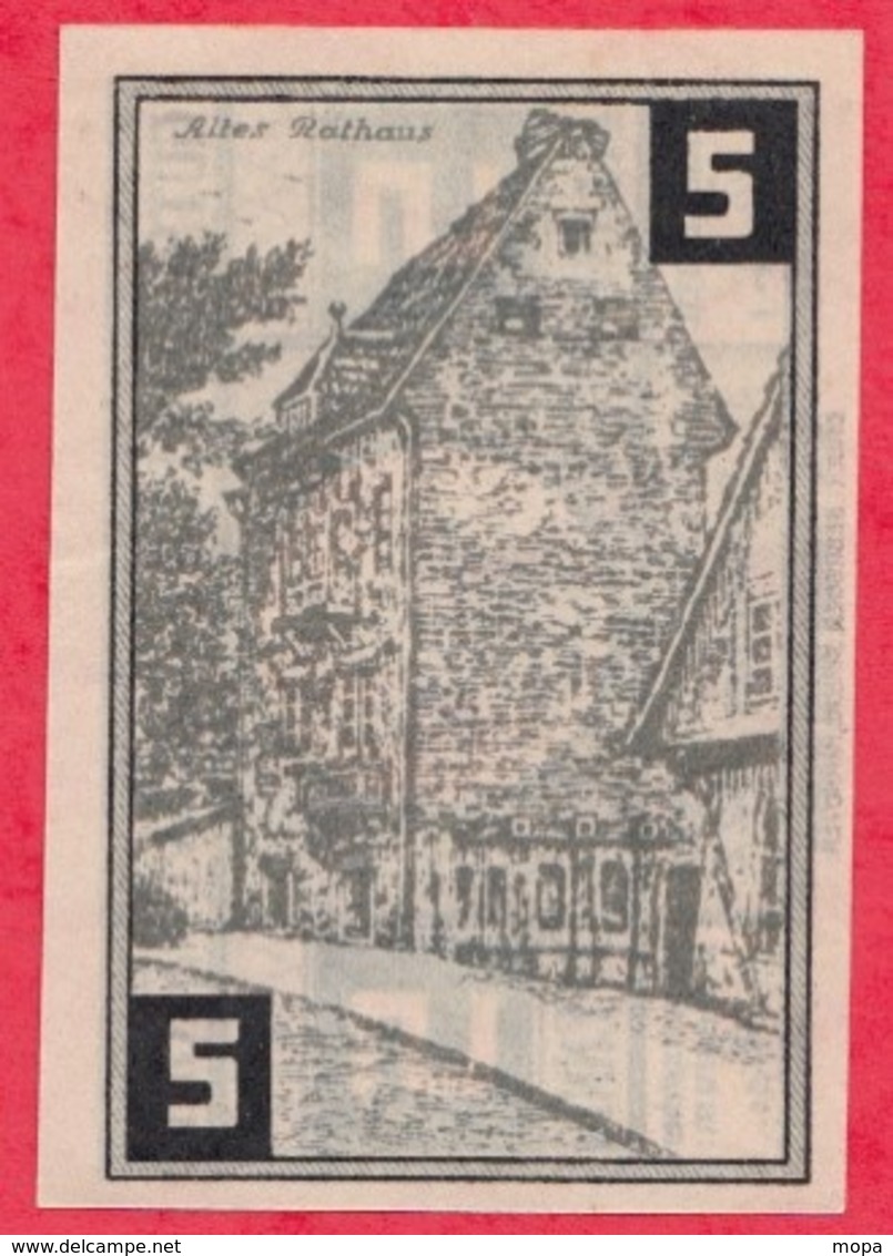 Allemagne 1 Notgeld De 5 Pfenning Stadt Wunstorf Dans L 'état  N °2848 - Collections