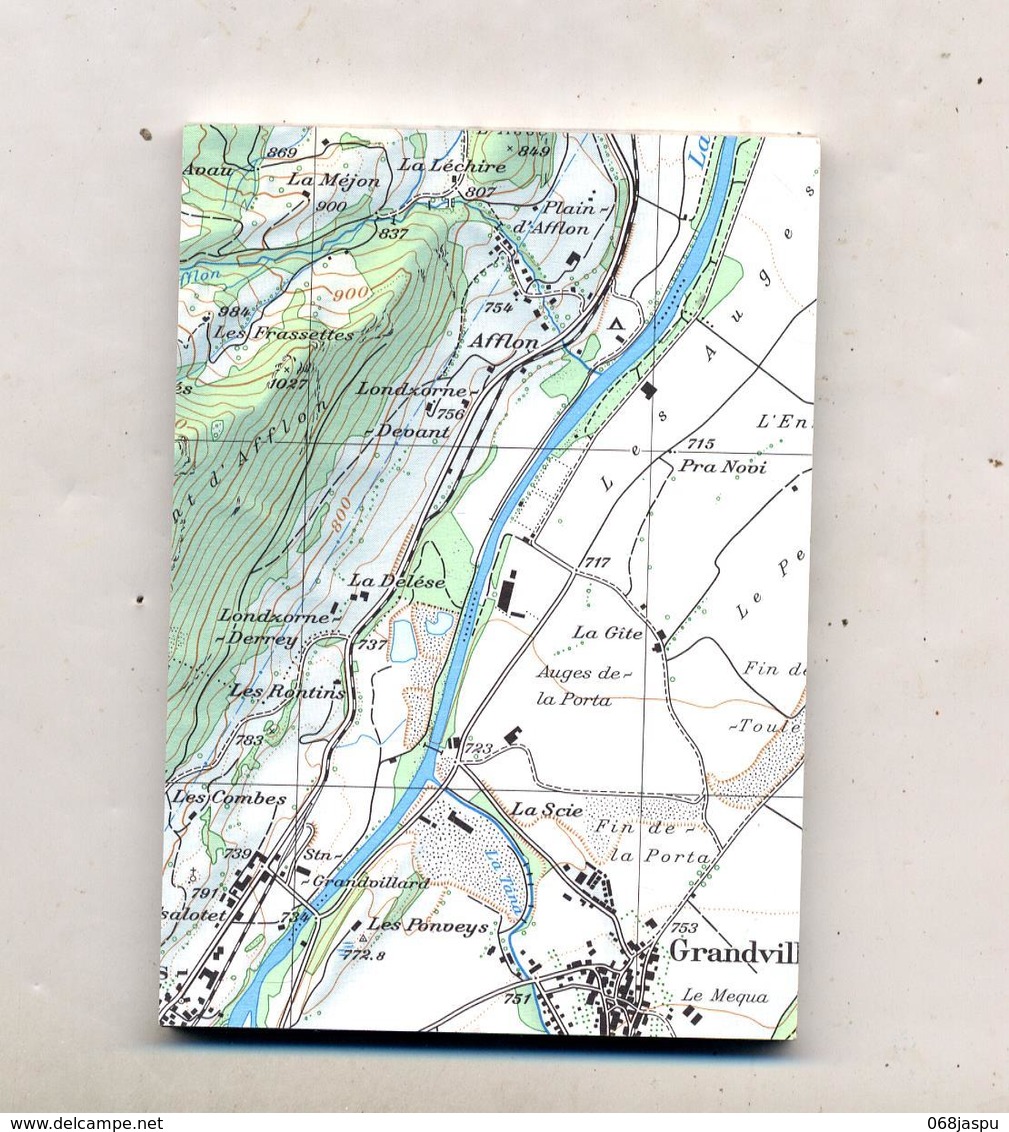 Bloc Note Carte  Geometre Suisse  Office Topographie - Autres & Non Classés