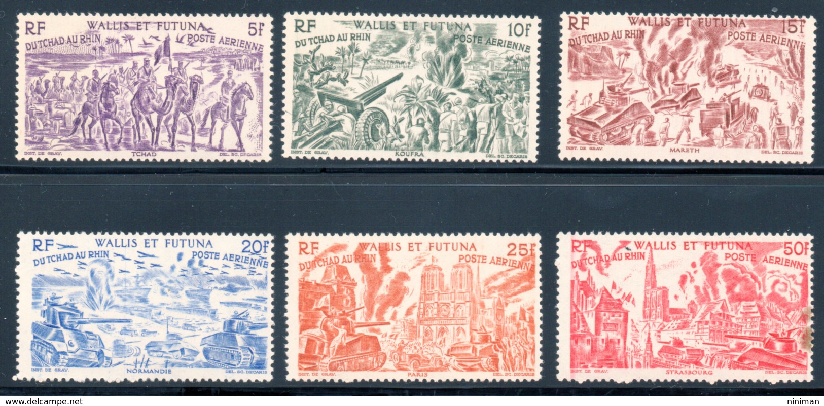 Wallis Et Futuna / TCHAD AU RHIN N° 5 à 10 - Unused Stamps