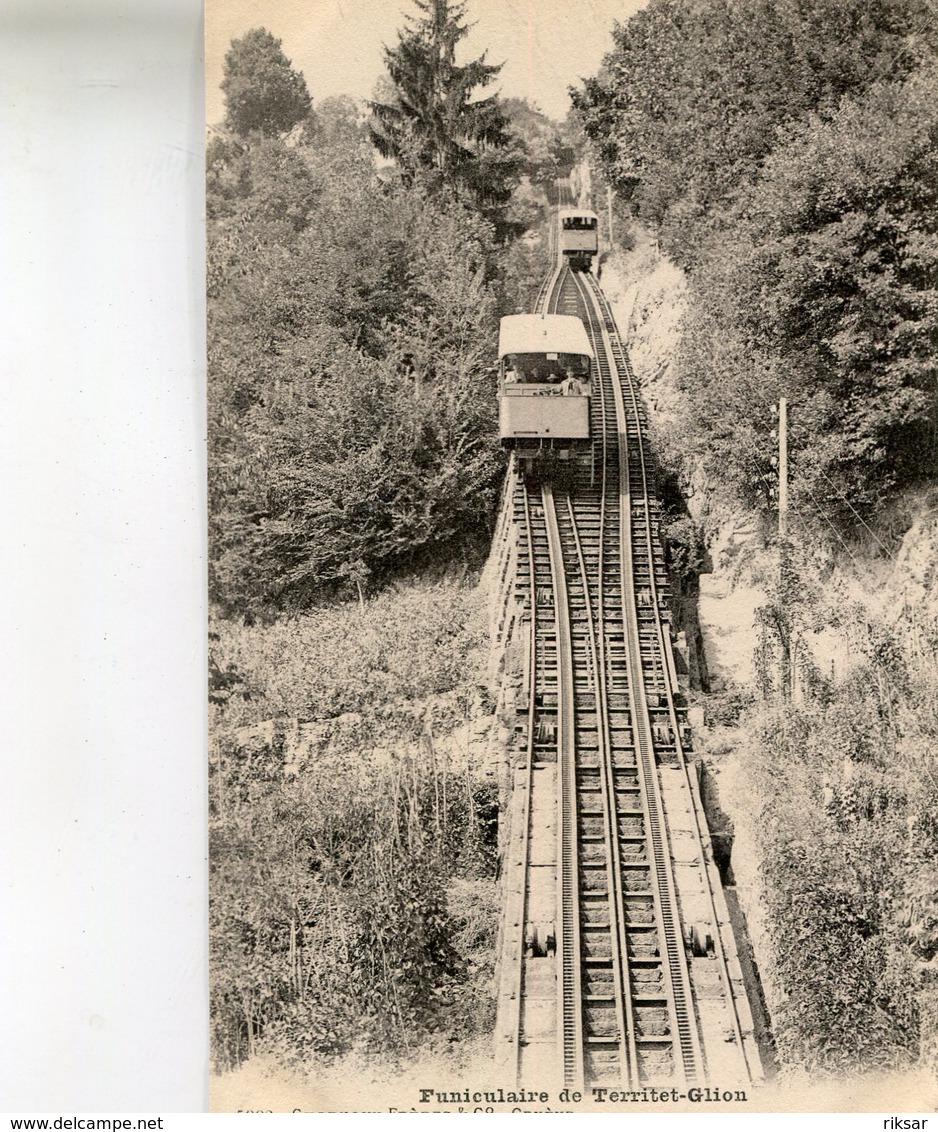 SUISSE(TERRITET_GLION) FUNICULAIRE - Ilanz/Glion