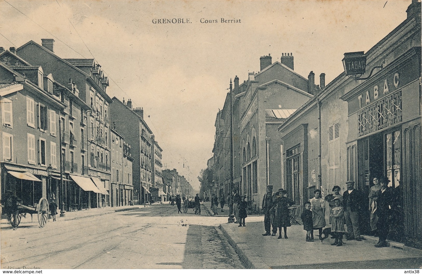 I14 - 38 - GRENOBLE - Isère - Cours Berriat - Tabac - Grenoble