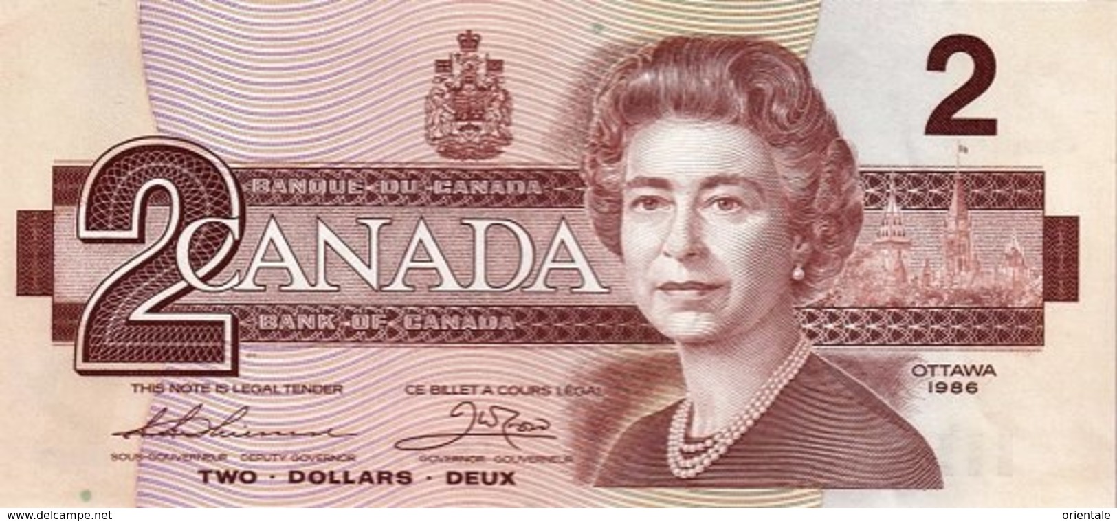 CANADA P.  94b 2 D 1986 UNC - Canada