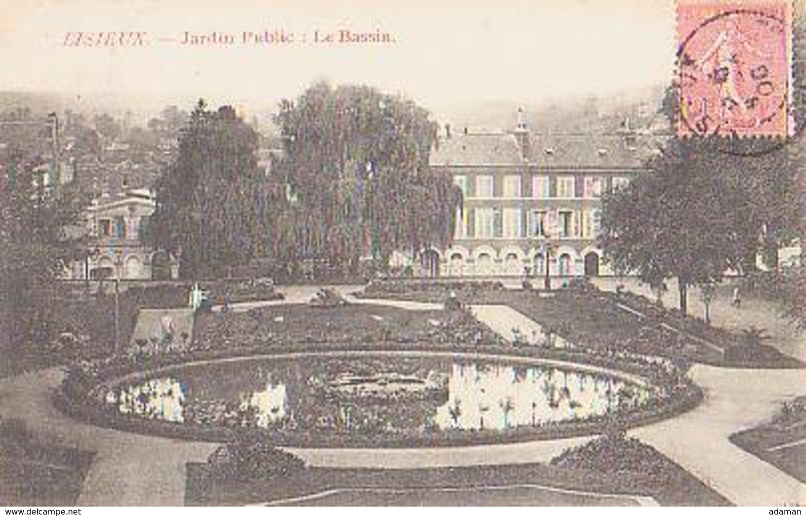 Calvados        751        Lisieux.Jardin Public.Le Bassin - Lisieux