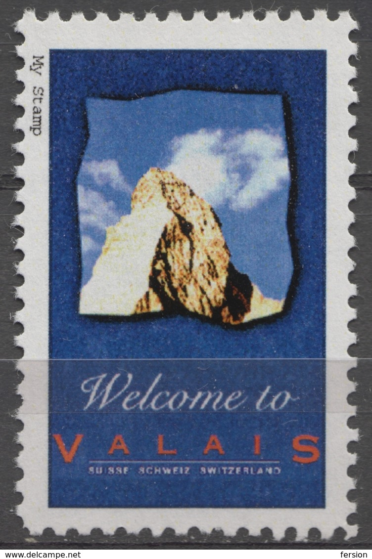 MATTERHORN - Mount Mountain ALPS Switzerland VLAIS - LABEL CINDERELLA VIGNETTE 1990's Hungary MNH - Sonstige & Ohne Zuordnung