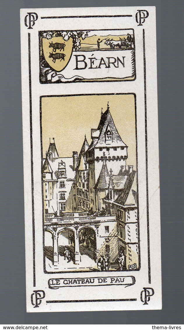 Pau (64 Pyrénées Atlantiques) Marque-page BEARN (PPP16630) - Bookmarks