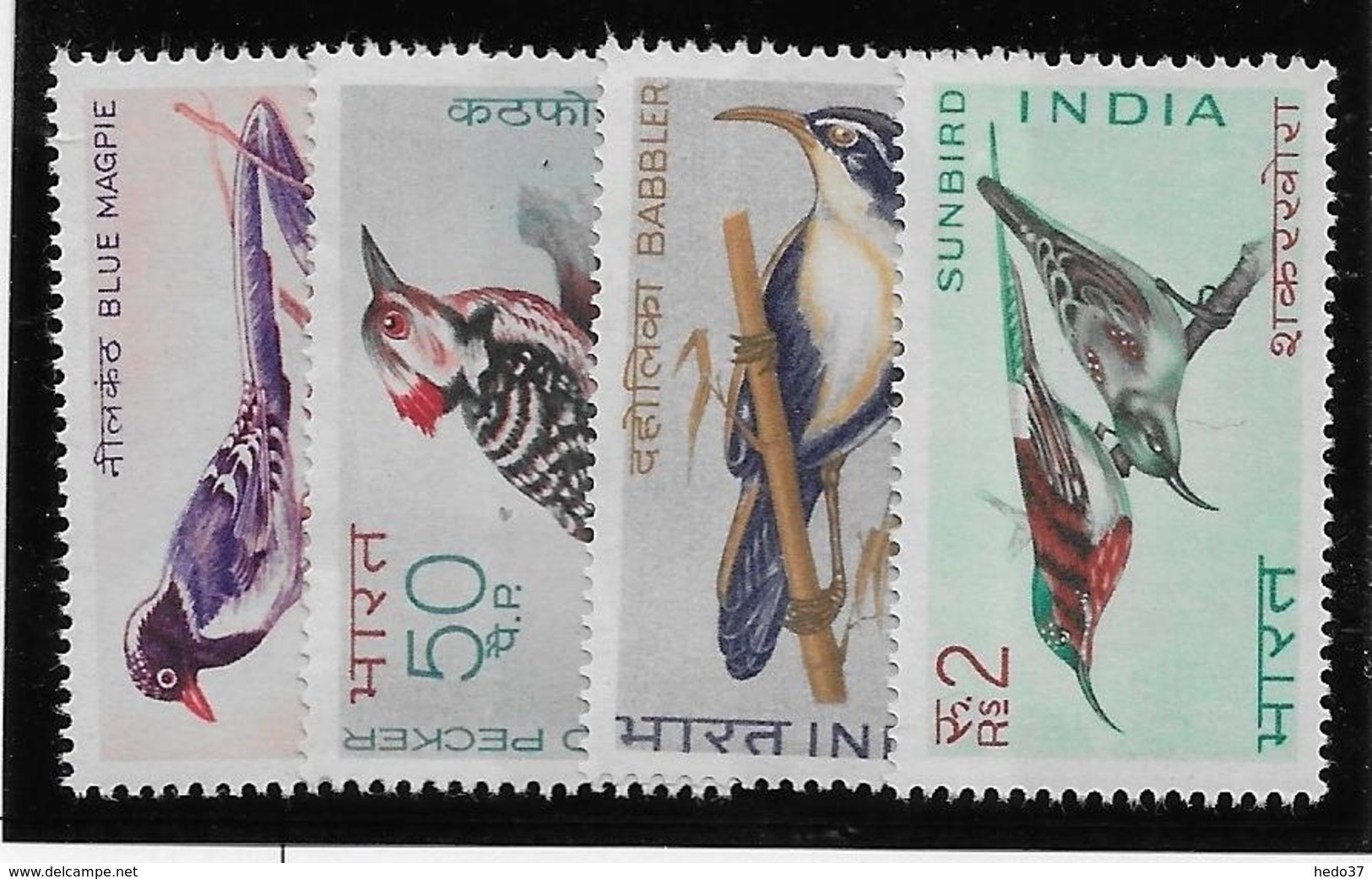 Inde N°263/266 - Oiseaux - Neufs ** Sans Charnière - TB - Ungebraucht