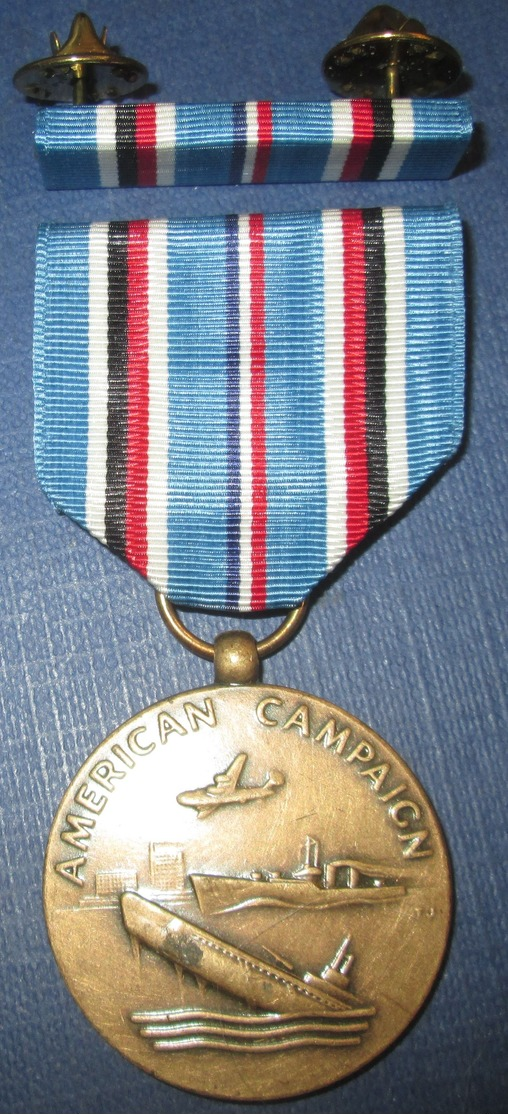 Medaille US WW2 "American Campaign"+Rappel - USA