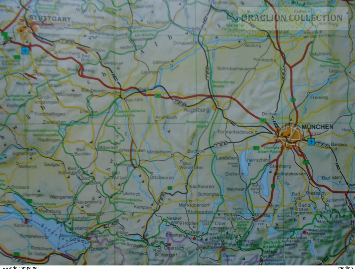 ZA147.7  MAP  GERMANY  Bundesrepublik  DEUTSCHLAND  - Gute Reise - Road Map 1972 - Cartes Routières