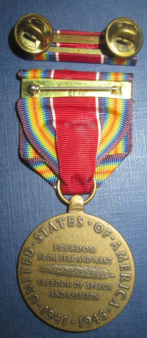 Medaille US Commémo WW2 +Rappel - USA