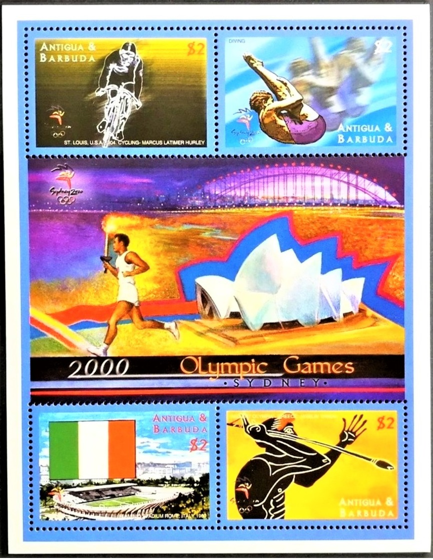 # Antigua & Barbuda 2000** Mi.3214-17 Summer Olympic Games , Sydney , MNH [19;17] - Verano 2000: Sydney