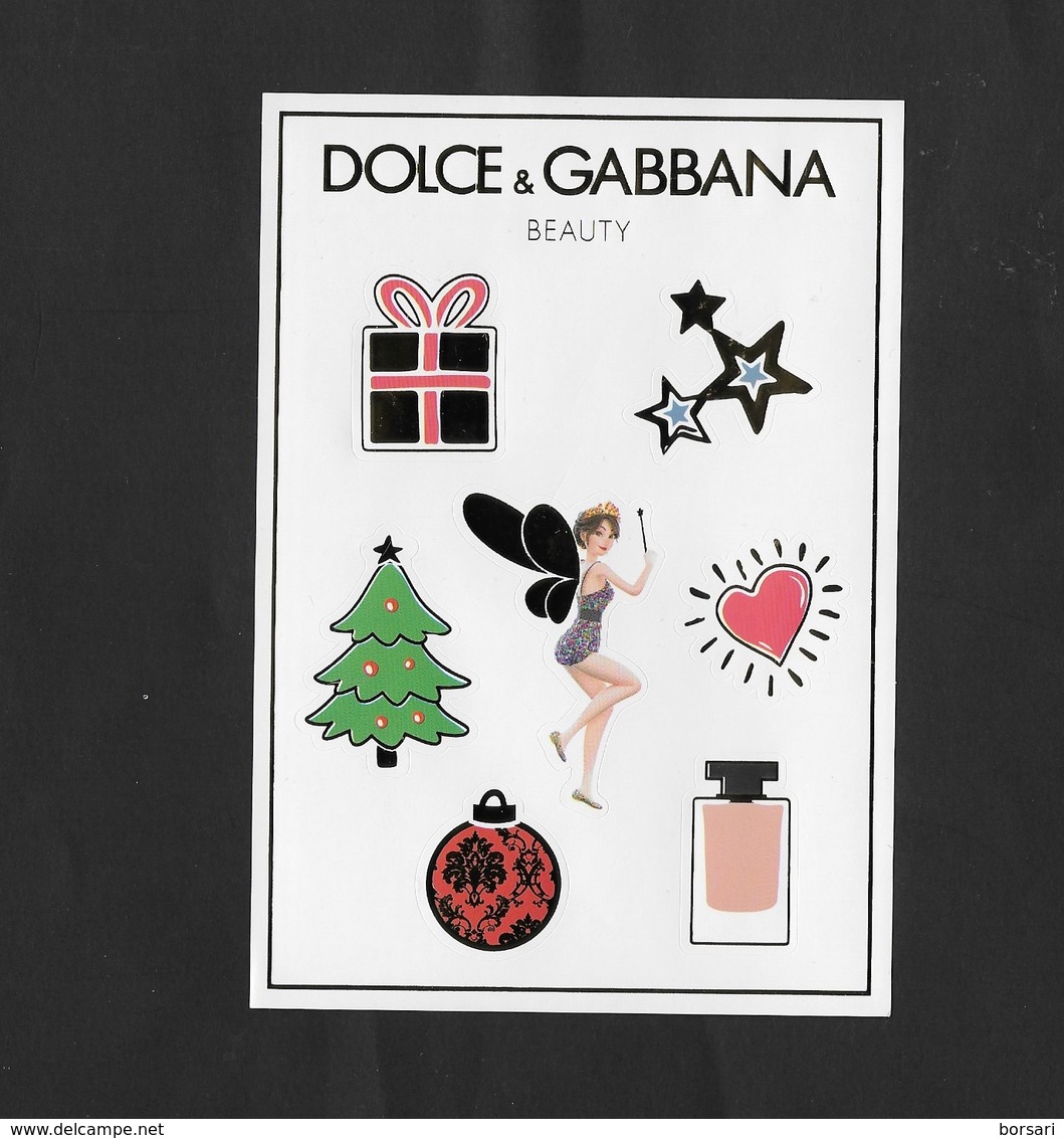 STICKCARD DOLCE GABANNA - Modernes (à Partir De 1961)