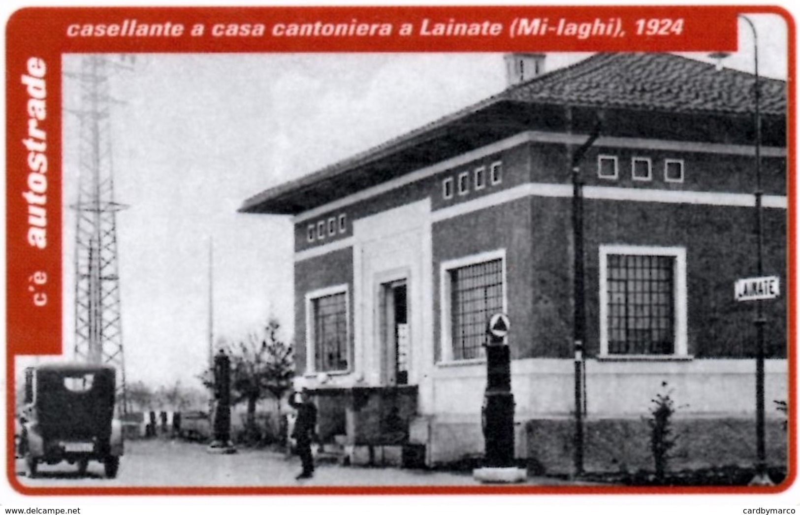 *ITALIA: VIACARD - MI-LAGHI - CASA CANTONIERA A LAINATE, 1924 (L. 20000)* - Usata - Altri & Non Classificati