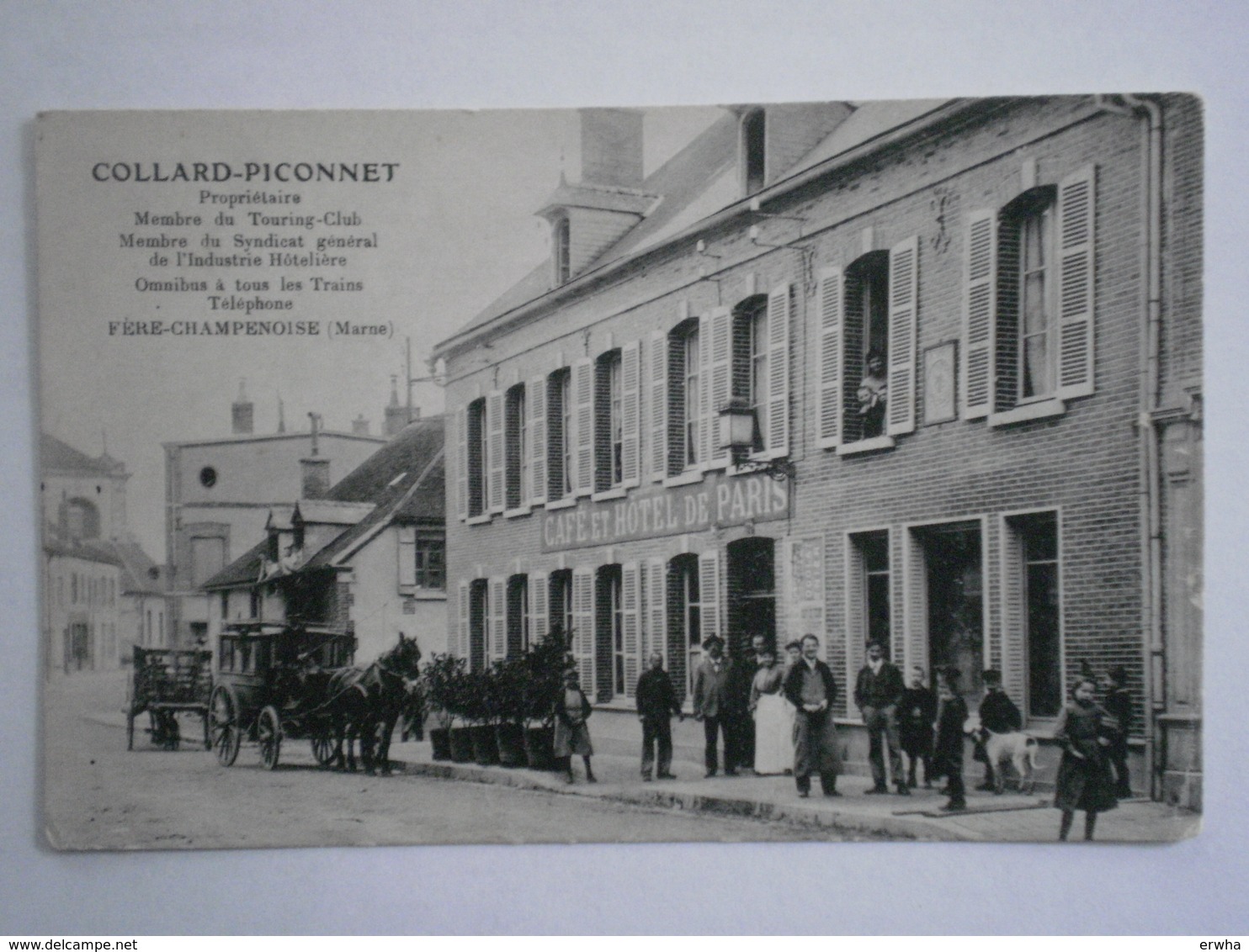 Café Omnibus FERE CHAMPENOISE 51 MARNE Près Epernay Reims Châlons Champagne Sézanne Vitry François Châtillon Vertus Ay - Fère-Champenoise