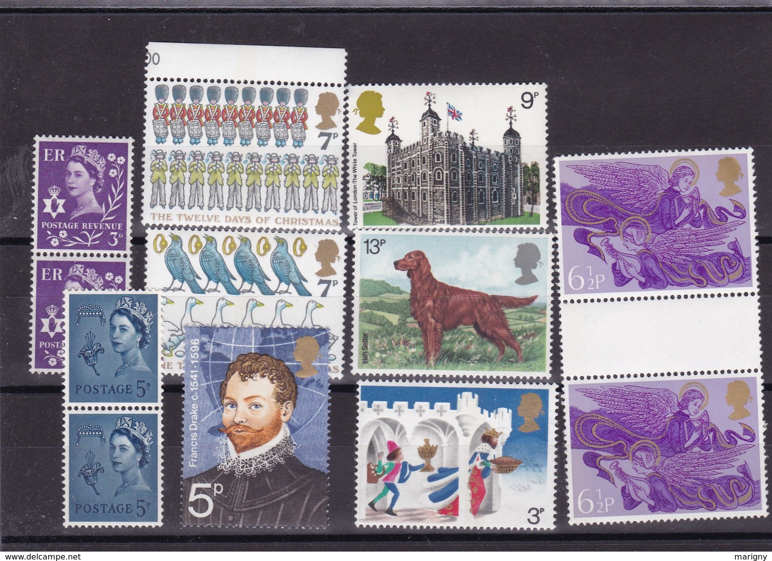 TIMBRES DE GRANDE BRETAGNE Lot De Timbres Neuf ** . - Collections