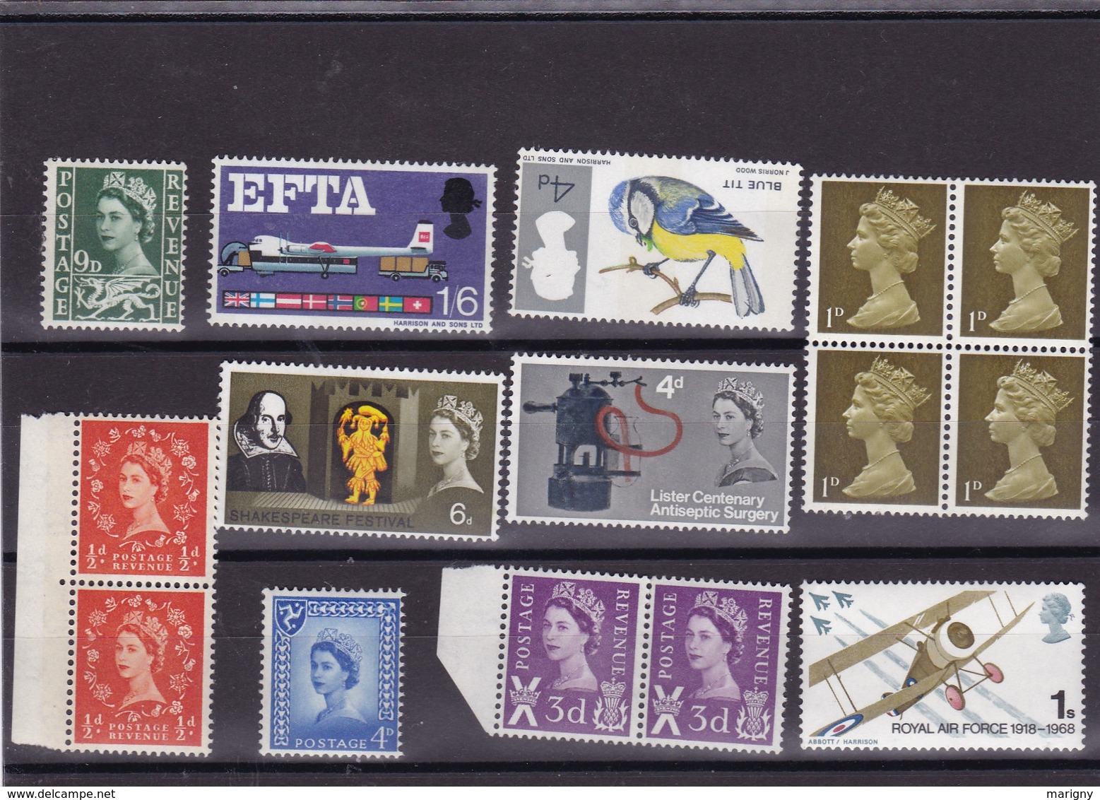 TIMBRES DE GRANDE BRETAGNE Lot De Timbres Neuf ** . - Collections