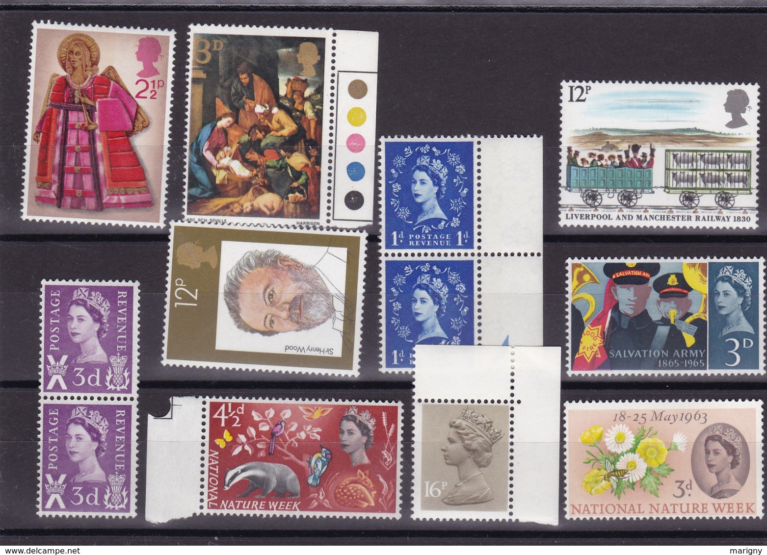 TIMBRES DE GRANDE BRETAGNE Lot De Timbres Neuf ** . - Collections