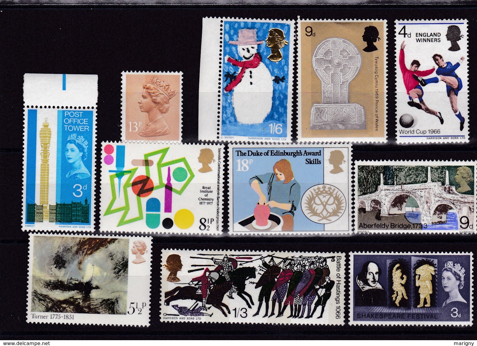 TIMBRES DE GRANDE BRETAGNE Lot De Timbres Neuf ** . - Collections