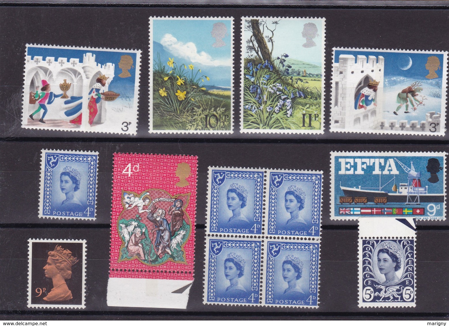 TIMBRES DE GRANDE BRETAGNE Lot De Timbres Neuf ** . - Collections