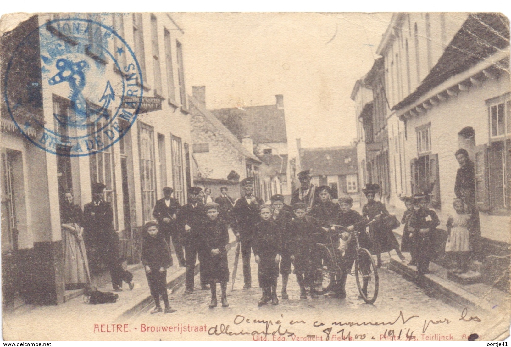 PK - Aalter - Aeltre - Brouwerijstraat - Tijdens Bezetting Door Duitsers  8 Nov 1914 - Aalter