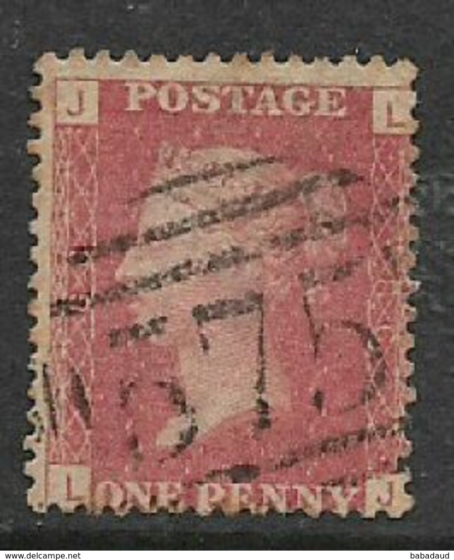 Great Britain, Queen Victoria, 1d Red, Perforated, SG 43 / 44,  Plate 86 Used - Gebruikt