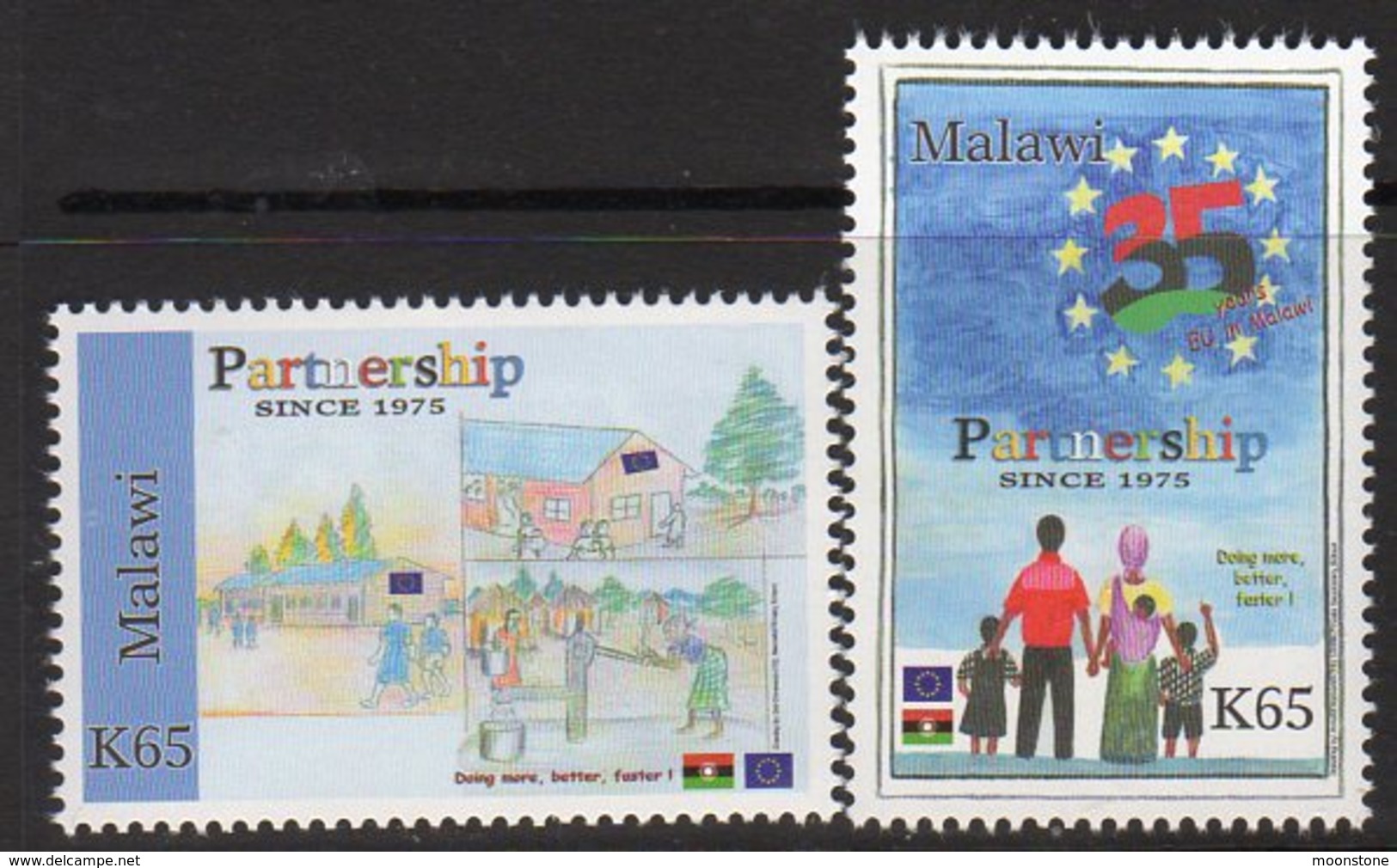 Malawi 2011 35th Anniversary Of EU Aid Projects Set Of 2, MNH, SG 1060/1 (BA2) - Malawi (1964-...)