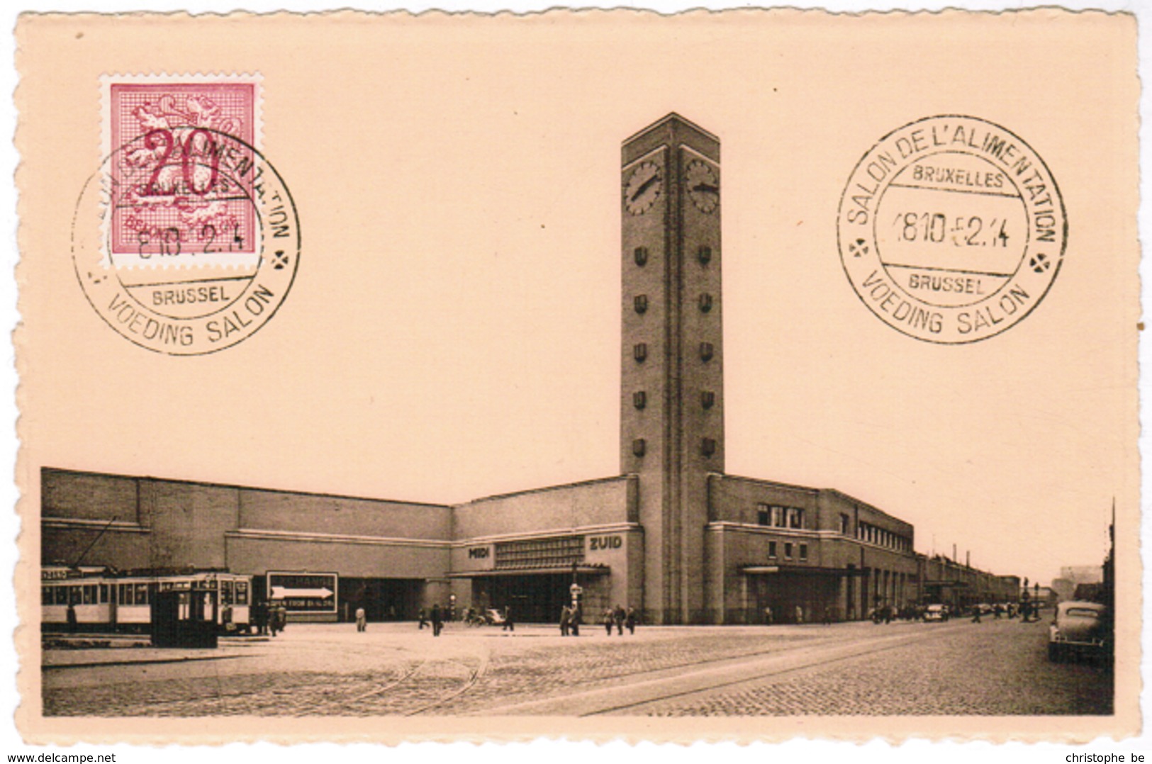 Brussel, Bruxelles, Zuidstatie, Gare Du Midi (pk52817) - Transport (rail) - Stations