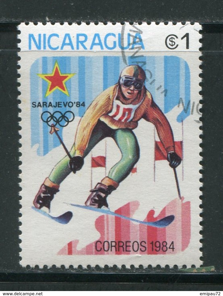 NICARAGUA- Y&T N°1317- Oblitéré (ski) - Nicaragua