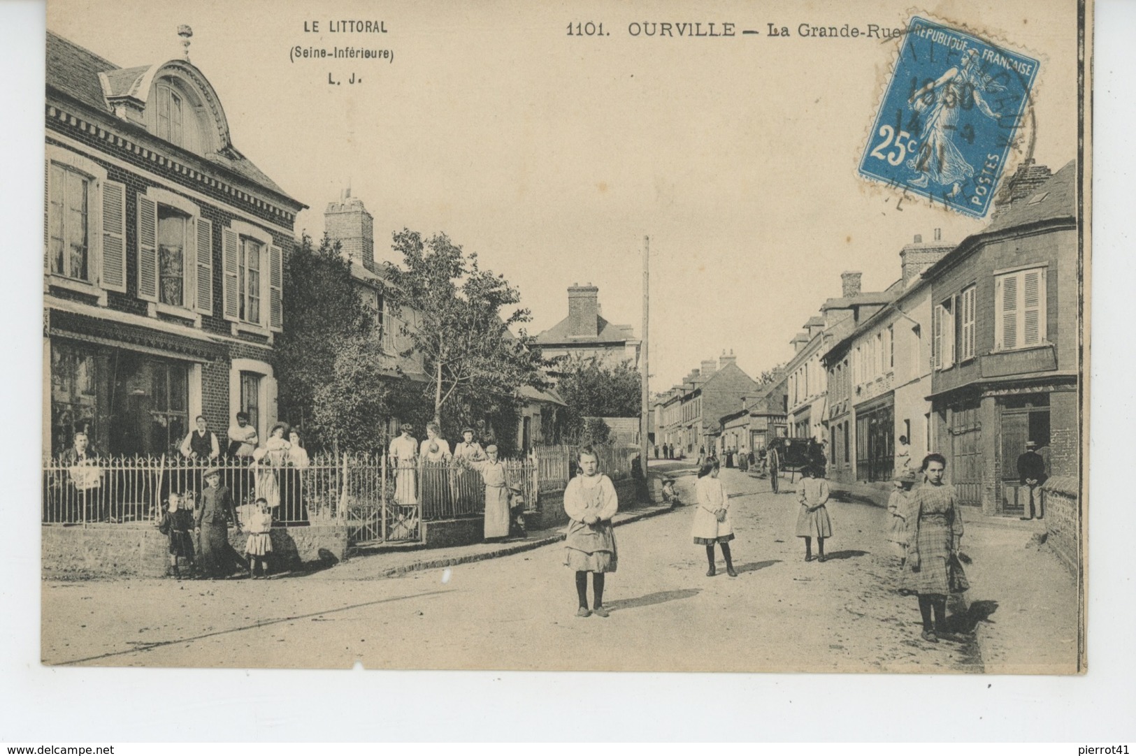 OURVILLE EN CAUX - La Grande Rue - Ourville En Caux