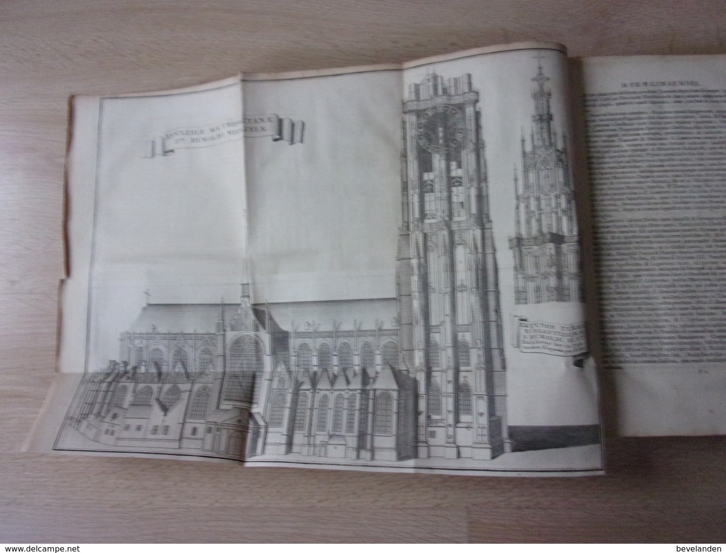 Historia sacra et profana archiepiscopatus Mechliniensis België Mechelen jr 1725