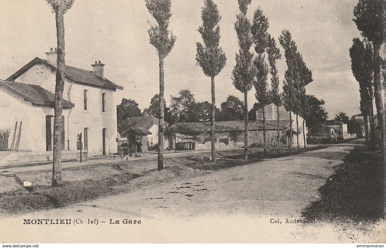 Montlieu - La Gare - Intéressant Cachet "Hôpital Complèmentaire N°42 - Annexe De Montlieu" - Autres & Non Classés