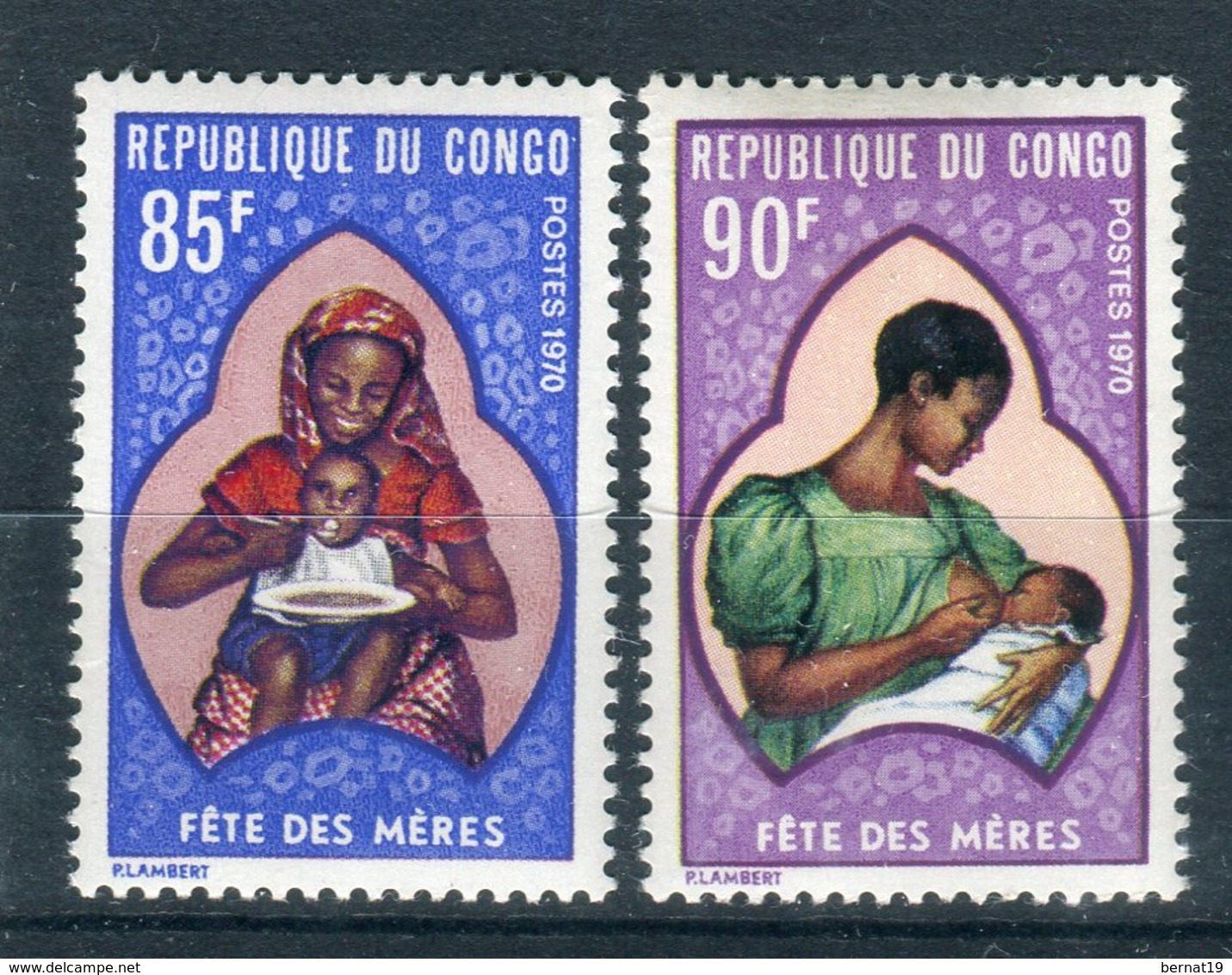 Congo 1970. Yvert 263-64 ** MNH. - Nuevas/fijasellos