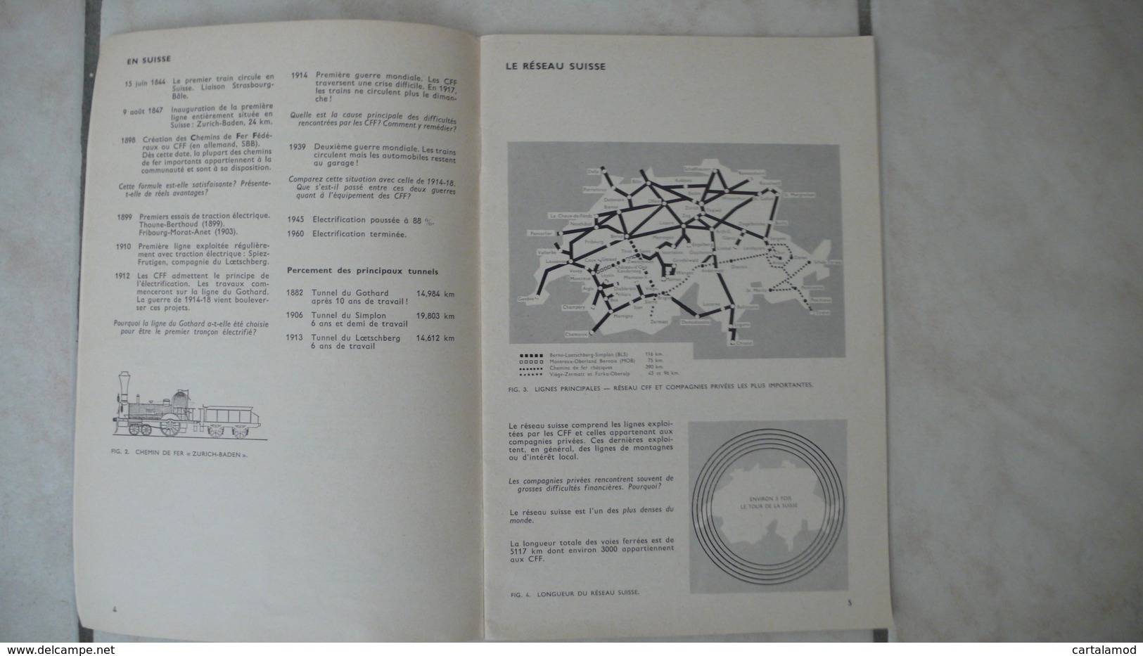 Le Rail La Route - Cahiers D'enseignement Pratique 65 - Suisse 1968 Ed. Delachaux & Niestlé Neuchatel - Fichas Didácticas