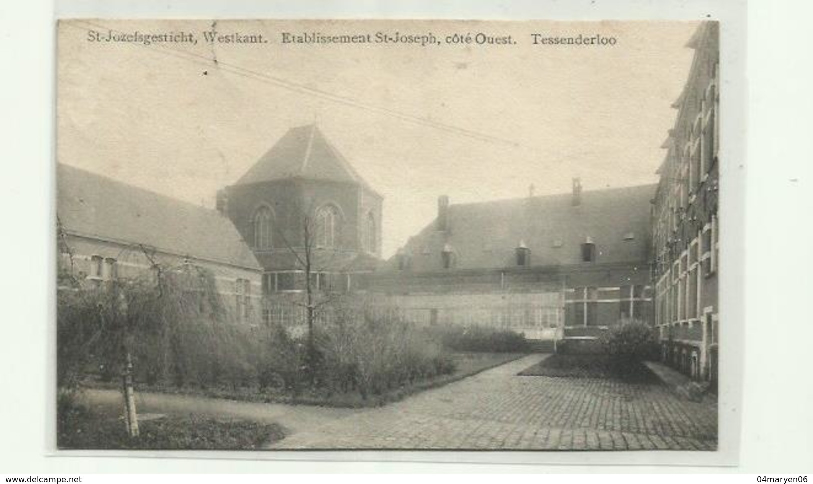 **TESSENDERLOO       .** - "  St-Jozefsgesticht, Westkant " - Tessenderlo